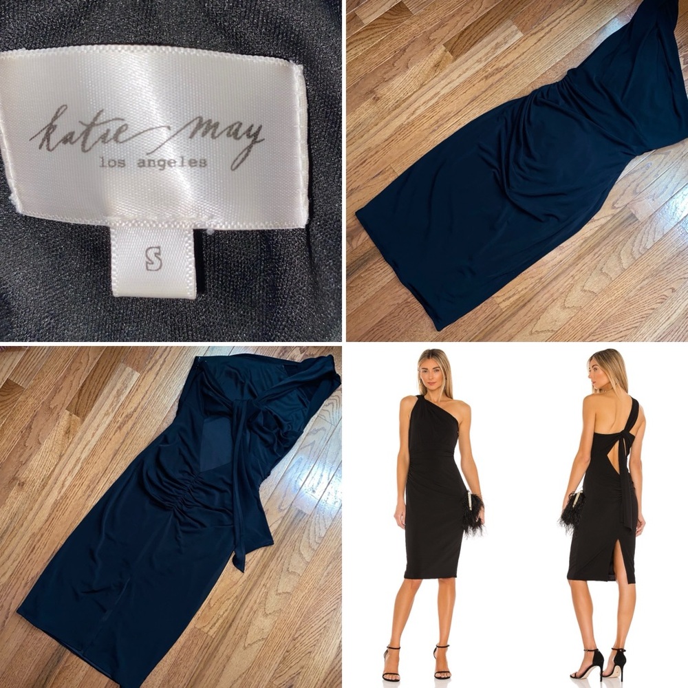 REVOLVE Katie May $239 High Roller Dress Black Small EUC